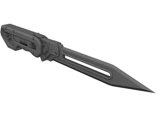 Shock Knife 3D Model preview