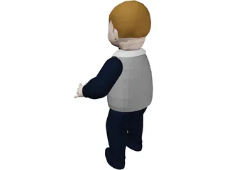 Baby Gala 3D Model preview