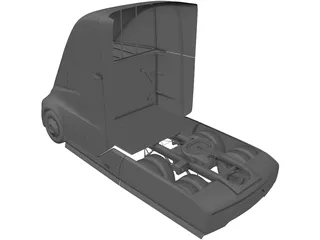 Tesla Semi Truck (2020) 3D Model preview
