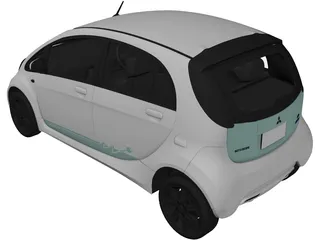 Mitsubishi i-MiEV (2009) 3D Model preview