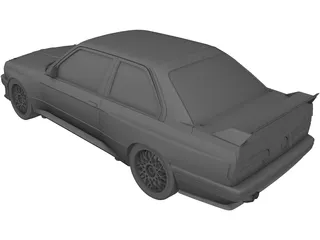 BMW M3 E30 Evo 3D Model preview