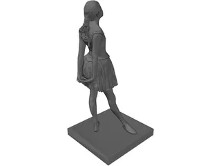 Dancer Woman 3D Model preview