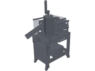 Pipe Expand Machine Loader 3D Model preview