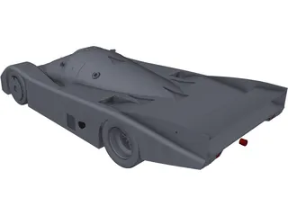 Porsche 962 3D Model preview