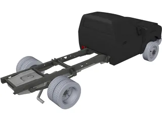 Ford F-550 Chassis 3D Model preview