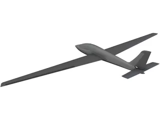 MDM FOX Glider 3D Model preview