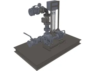 Pump 3D Model preview