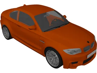 BMW 1M Coupe 3D Model preview