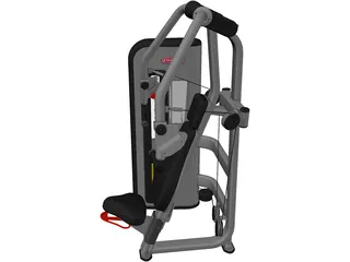 Bench Press 3D Model preview