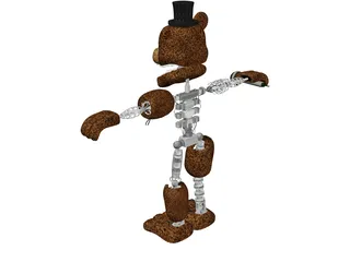 Rust Freddy 3D Model preview