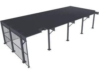 Storage Room Mezzanine 3D Model preview