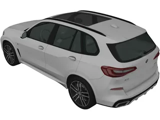 BMW X5 M Sport (2019) 3D Model preview