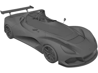 Lotus 3-Eleven 3D Model preview