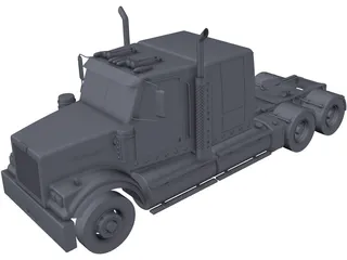 Western Star 4900 (2018) 3D Model preview