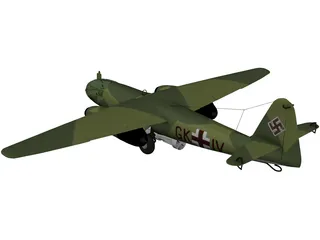 Arado Ar 234 Blitz (1945) 3D Model preview