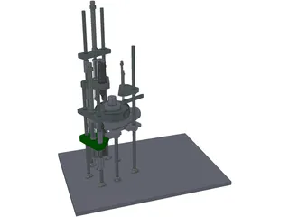 Terminal Tapping Machine 3D Model preview