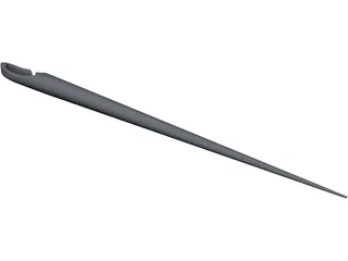 Threading Needle 3D Model preview