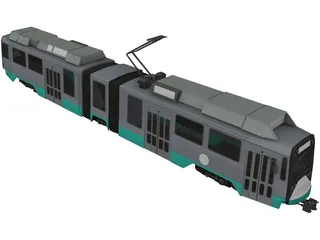 Train 3D Model preview