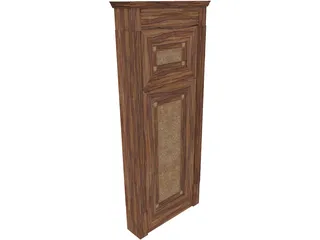 Door Classic 3D Model preview