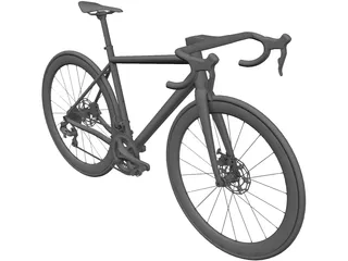 Road Bike 3D Model preview