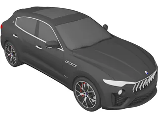 Maserati Levante S Q4 GranSport (2019) 3D Model preview