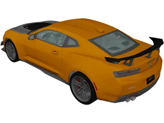 Chevrolet Camaro ZL1 1LE (2018) 3D Model preview