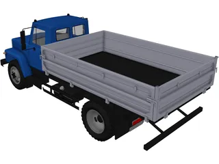 GAZ 3307 3D Model preview
