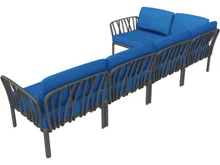 Sofa 3D Model preview