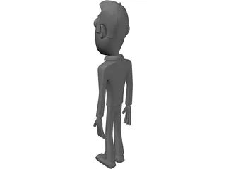 Cartoon Figure Male 3D Model preview