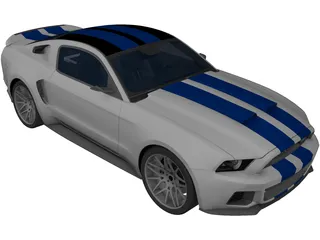 Ford Mustang GT 3D Model preview