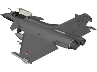 Dassault Rafale 3D Model preview