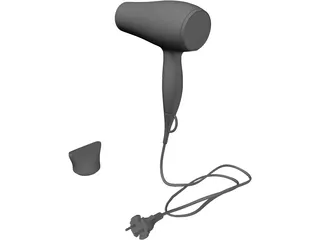 Hairdryer 3D Model preview