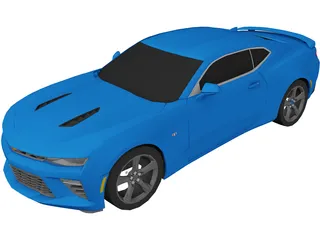 Chevrolet Camaro SS (2016) 3D Model preview