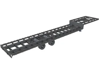 Trailer 3D Model preview
