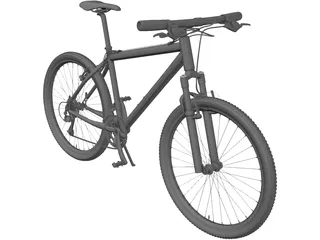 Fryrender Bike 3D Model preview