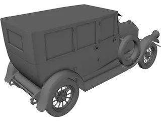Pierce-Arrow Model 7 (1920) 3D Model preview