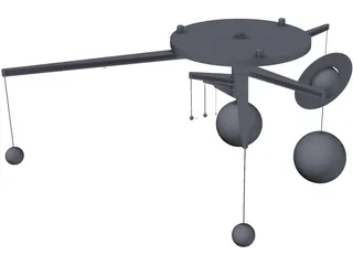 Solar System Layout 3D Model preview