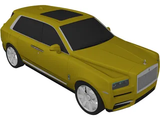 Rolls-Royce Cullinan (2019) 3D Model preview