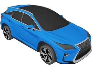 Lexus RX350 (2018) 3D Model preview