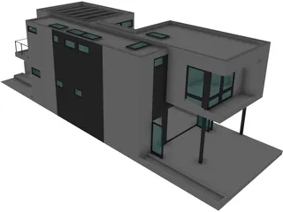 Modern Home 3D Model preview