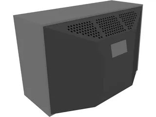Philips K9 TV 3D Model preview