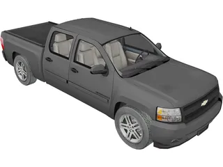 Chevrolet Silverado 3D Model preview