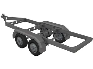Trailer 3D Model preview