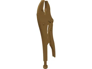 Vice Grip Plier 3D Model preview