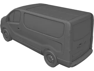 Renault Trafic 3D Model preview