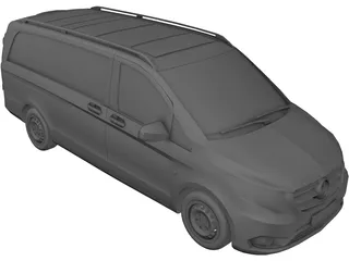 Mercedes-Benz Vito (2016) 3D Model preview