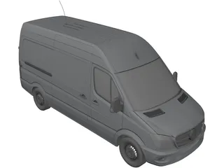 Mercedes-Benz Sprinter (2014) 3D Model preview