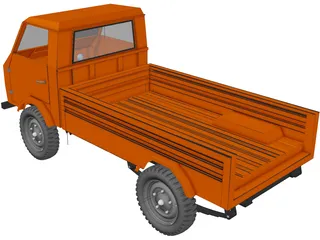 Volkswagen DMG Trakbayan 3D Model preview