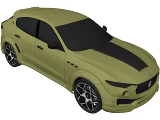 Maserati Levante Novitec (2016) 3D Model preview
