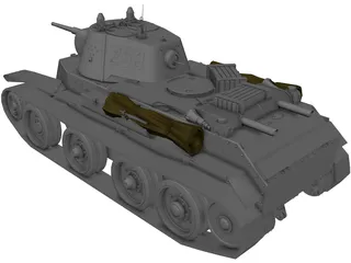 BT-7 3D Model preview